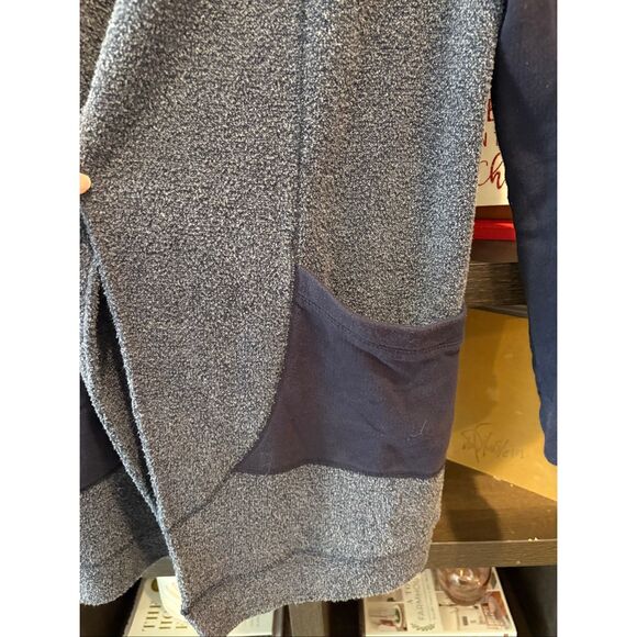Anthropologie Saturday Sunday Blue Open Wrap Cardigan Boucle Size Medium - Picture 9 of 9